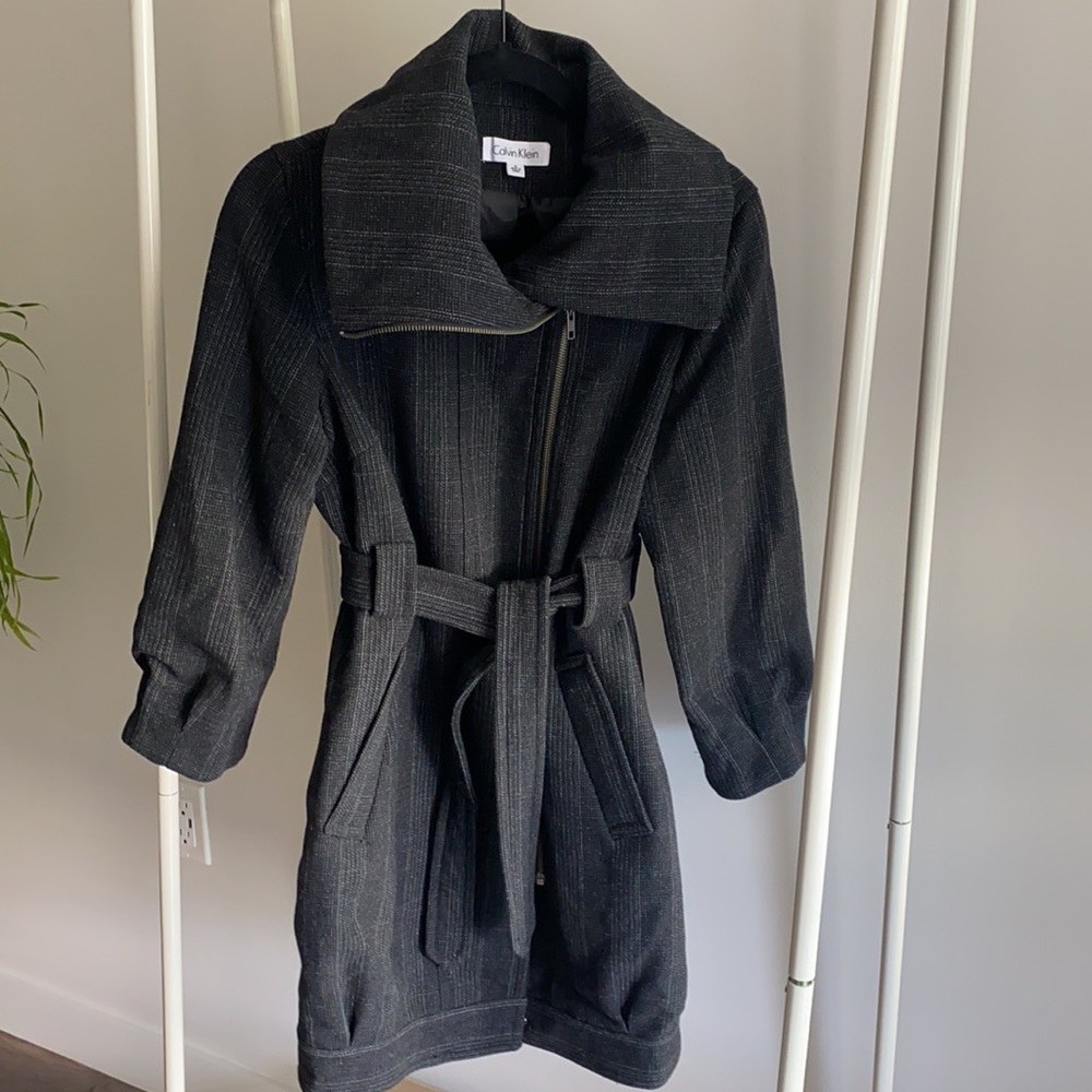 {Calvin Klein} Mid-Weight Coat